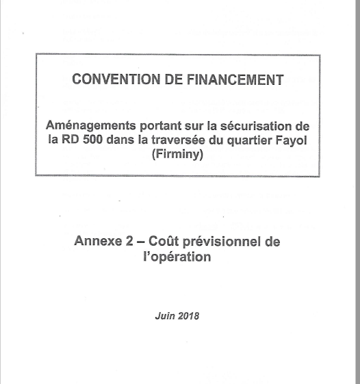 Convention de financement p1