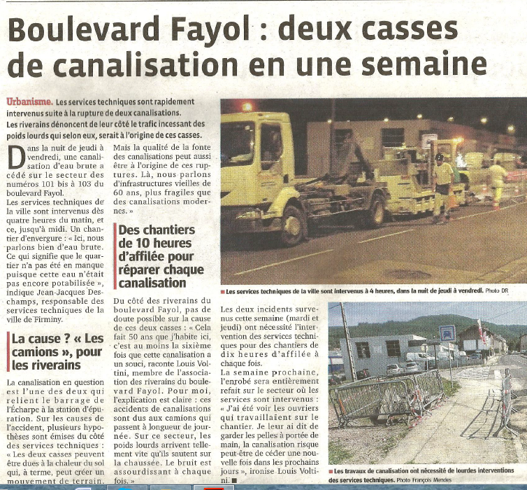 Fuite d eau bd fayol 8 8 2015