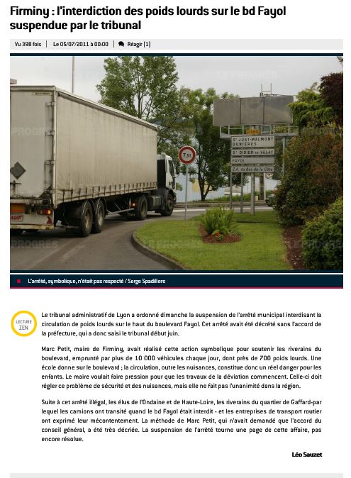 Interdiction des pl au dessus de 7 5 t