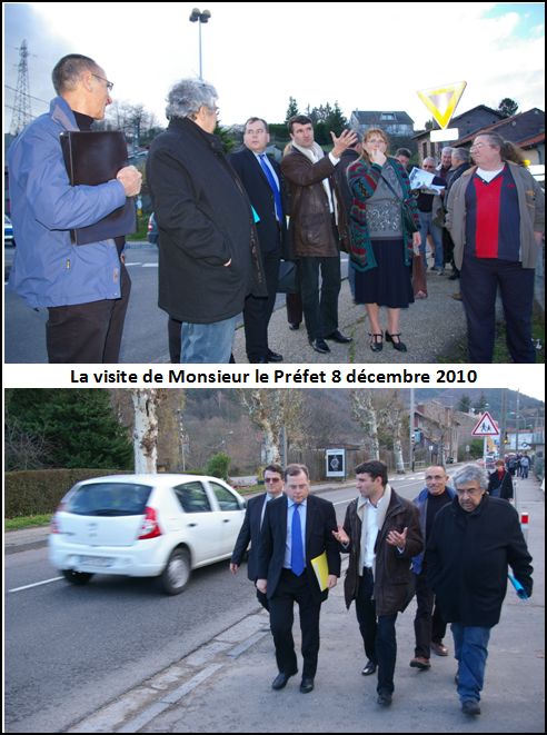 La visite de monsieur le prefet