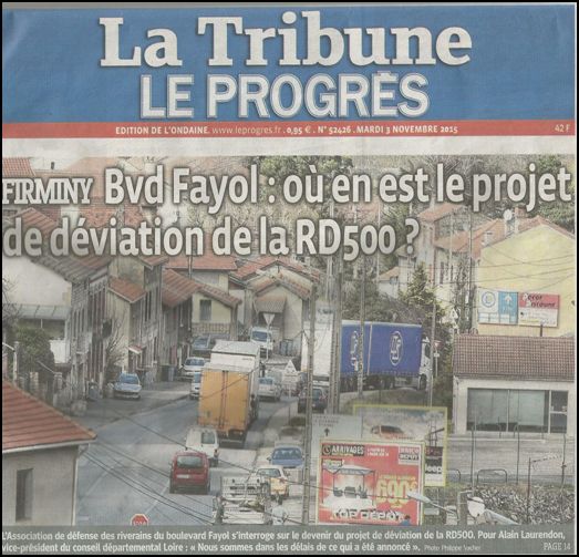 Le progres 03 11 2015 la une w