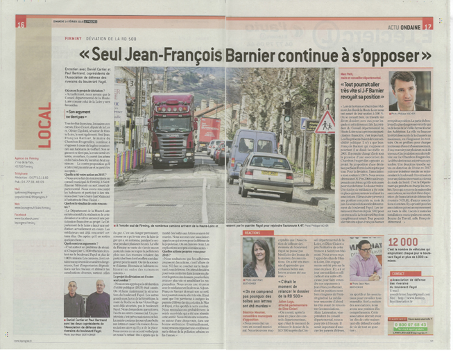 Le progres 14 02 2016