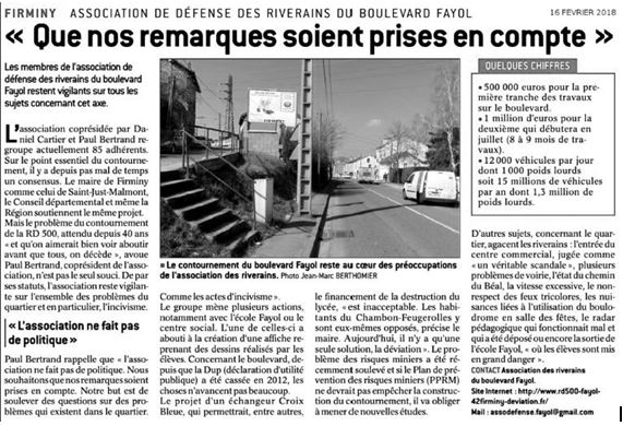 Le progres 16 02 2018 site 1