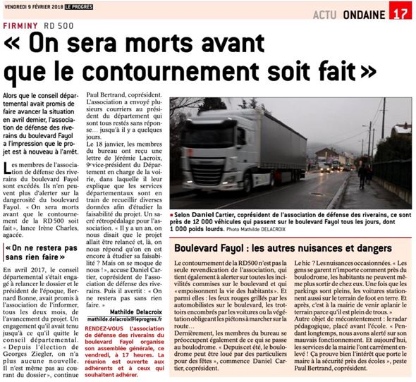 Le progres 9 02 2018