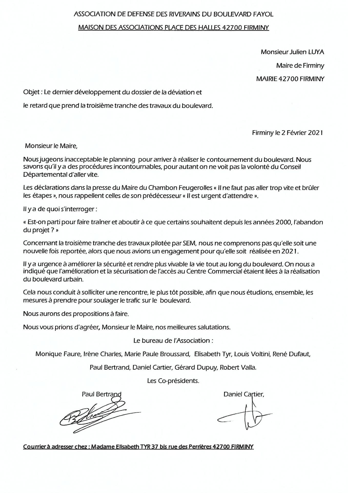 Lettre au Maire J. Luya 02 02 2021 JPG