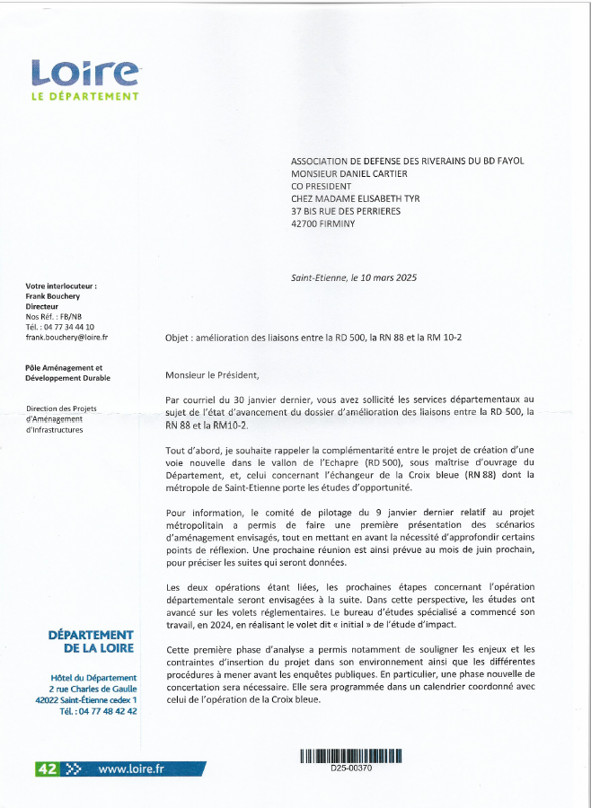 Lettre cd 42 p 1