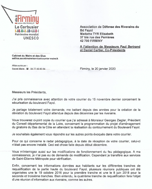 Lettre du maire p 1